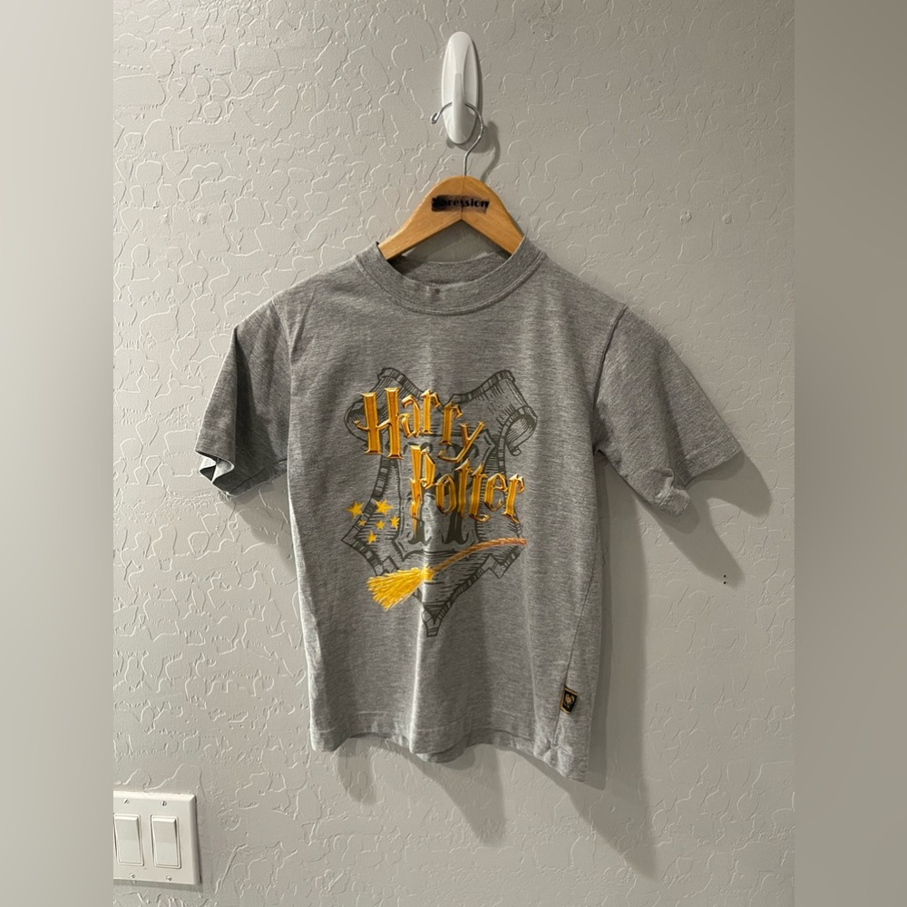 Vintage Y2K Harry Potter Wizard Crest Shirt Youth Small